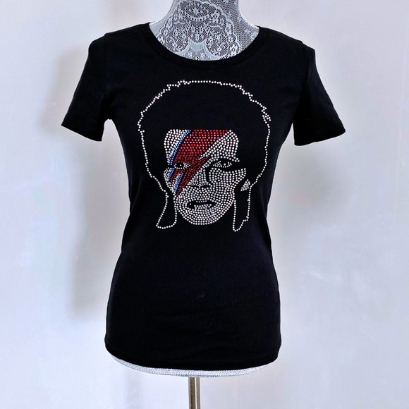 TRIBUTE ROCK REVIVAL - David Bowie Graphic Tee - Picture 2 of 4